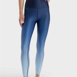 💙🩵🤍GOOD AMERICAN BLUE OMBRÉ WORKOUT PANTS 🤍🩵💙
